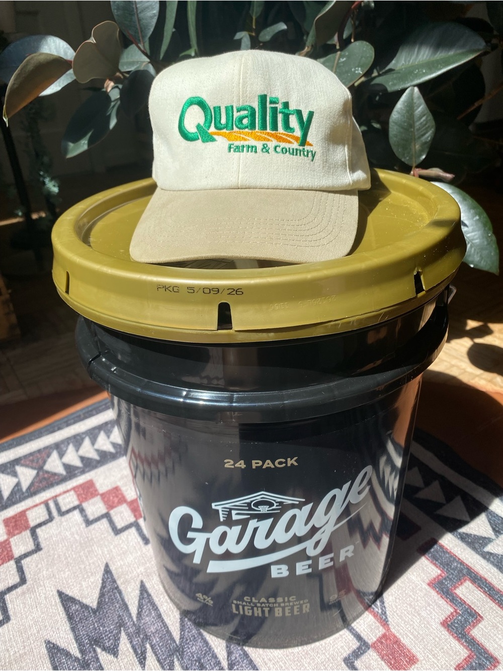 Vintage K Products Quality Farm & Country Made In USA Snapback Baseball Hat